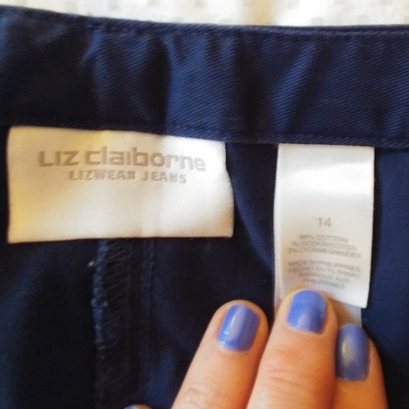 Lizwear Jeans flat front/side zip pants - Picture 3 of 4